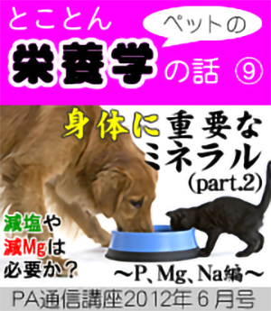 2012年6月号「身体に重要なミネラル(Part 2)減塩・減Mgは必要? ~ P、Mg、Na ~」